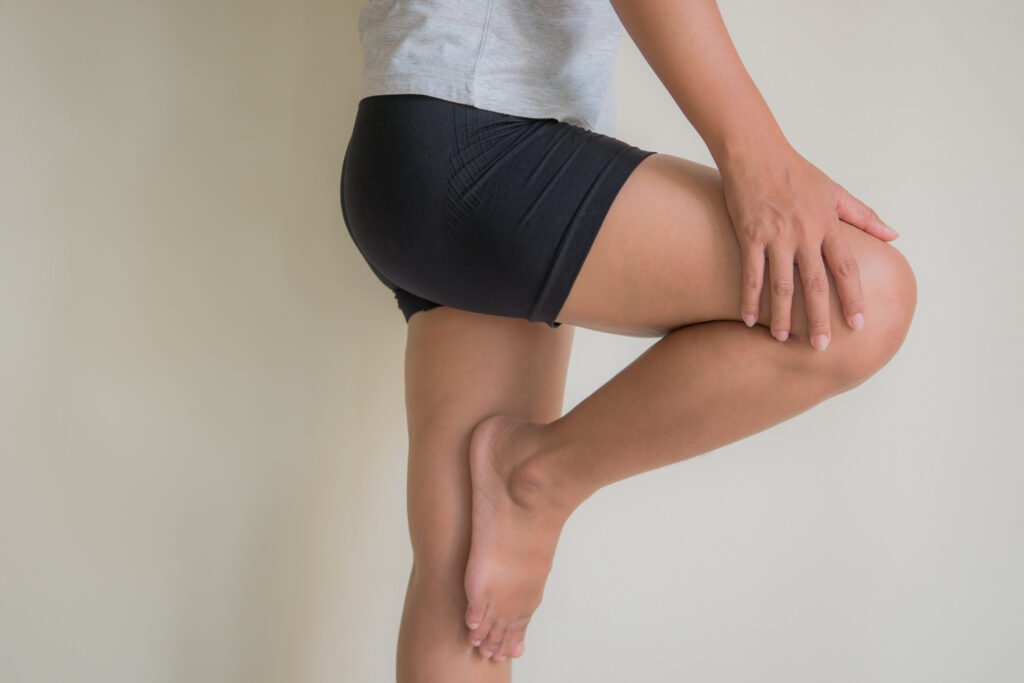 Liposuccion des jambes 40 Femme avec des cuisses fines