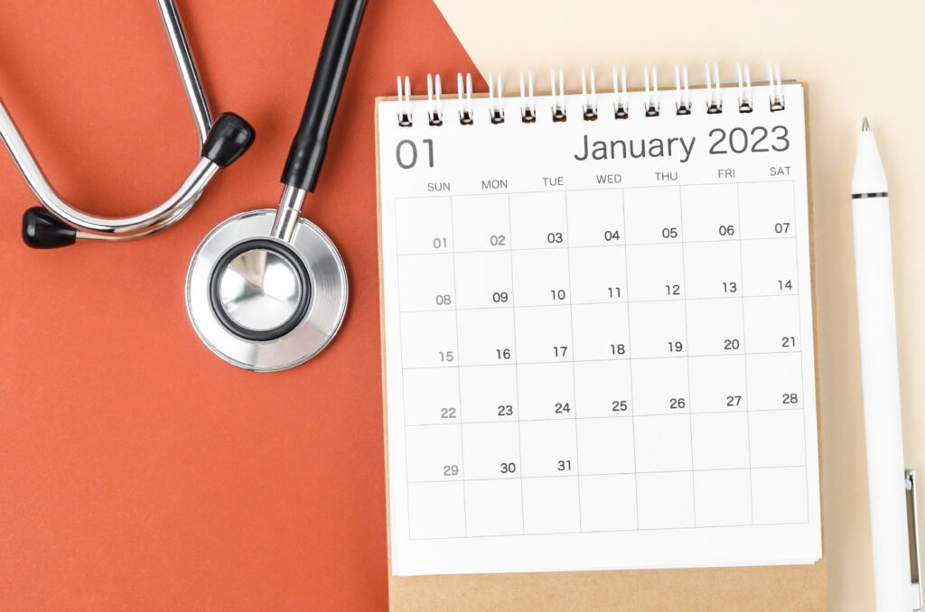 Calendrier de rendez-vous médecin
