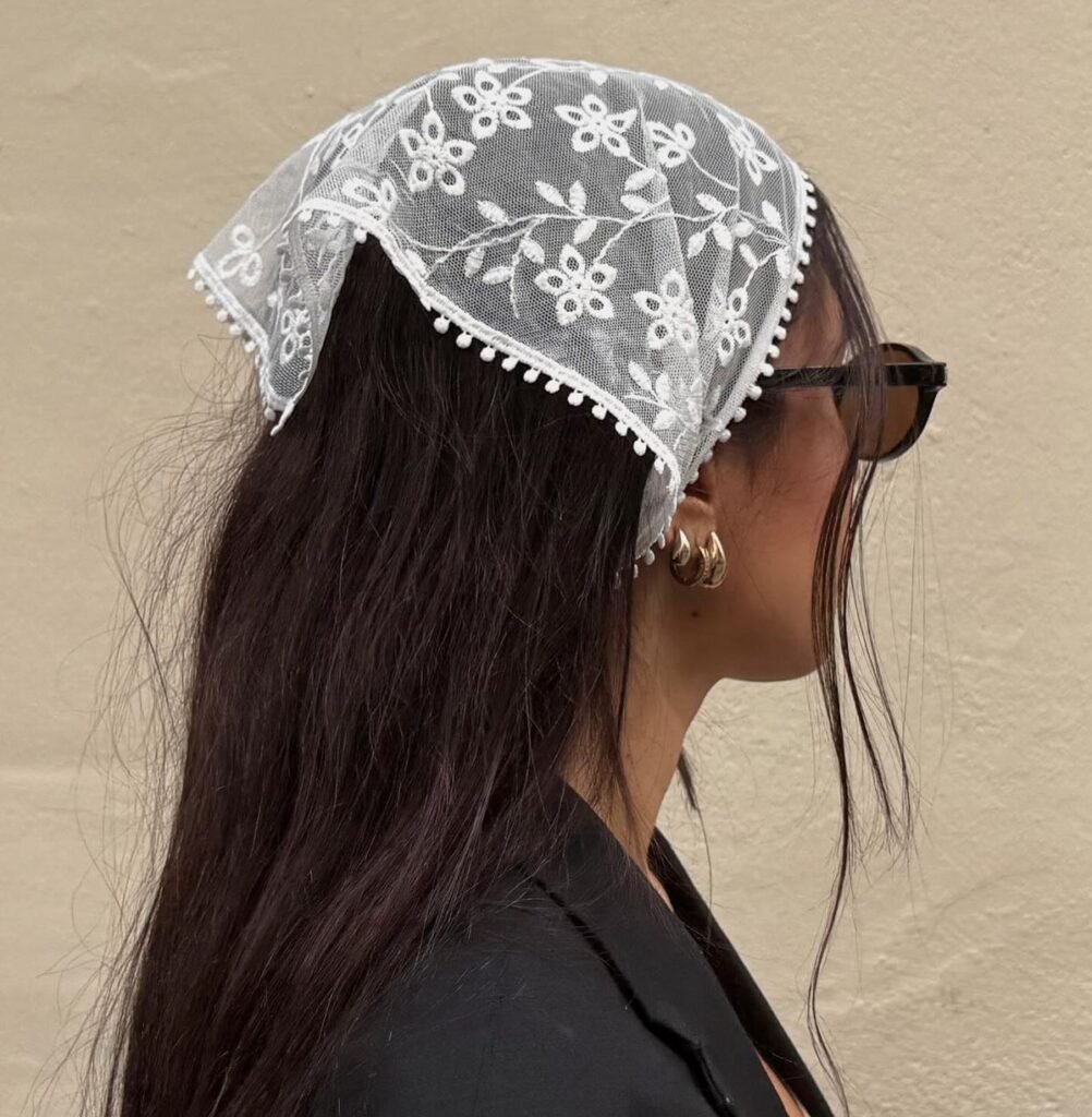 bandana dentelle